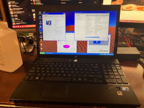 HP ProBook 4510s Core 2 Duo 2.10GHz 4GB RAM 120GB SSD Battery + Charger Win XP