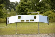 Mack CH Setback Axle Bumper - Chrome with Brackets & Fog Light Holes. Up to 2003