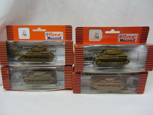 Roco Minitanks DBGM #705 WWII German Army Panzer IV H Tanks U Pick - Picture 2 of 15