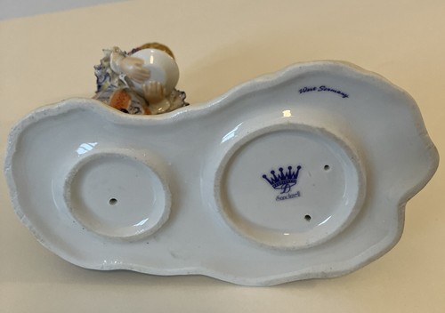Sandizell Dresden Porzellan Figur Mädchen beim Entenfüttern - Bild 6 von 9