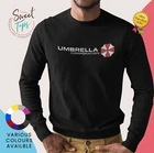UMBRELLA CORPORATION RESIDENT EVIL MALE ADULTS BLACK LONG SLEEVE T SHIRT