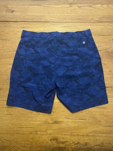 G/Fore Men’s Maverick Golf Shorts Size 34 Navy Camouflage Skulls NWT - Picture 4 of 4