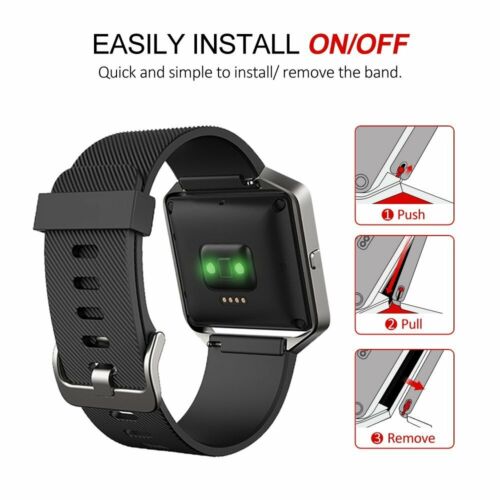 Fitbit Blaze Band Replacement Silicone Bands Strap Bracelet Wristband Sport MEL - Picture 5 of 16