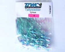 Blue Water Candy TALLYWACKER 12-pack Trolling Lure Mylar Skirts 4.5" LIGHT BLUE