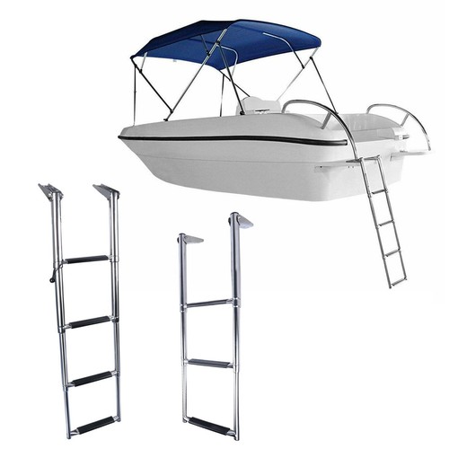 Pontoon Boat Ladder Boarding Steps Ladder for Pontoon Boat Swimming Pool