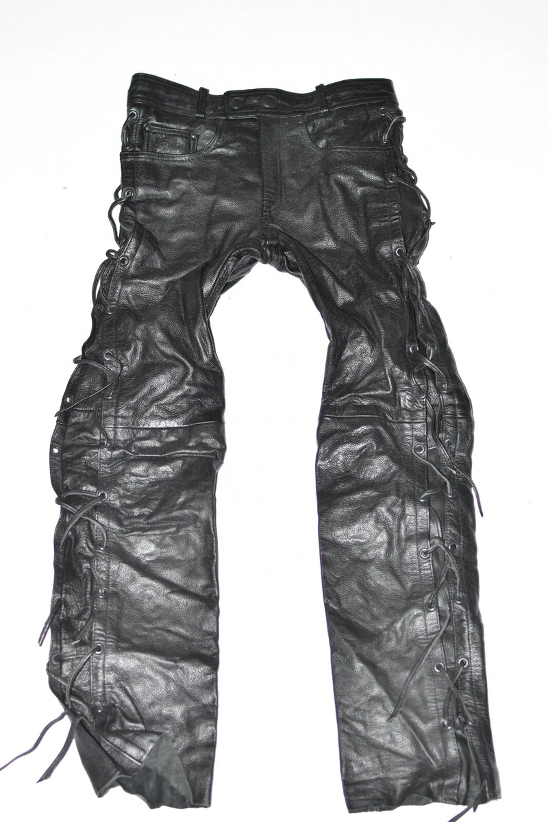 Dark Grey Lace Up Straight Leg Cargo Pants