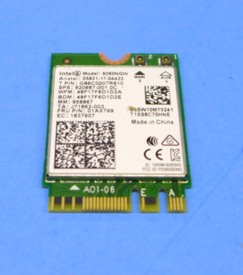 Genuine Dell Dual Band Wireless WiFi+ Bluetooth 5.0 Card Intel
