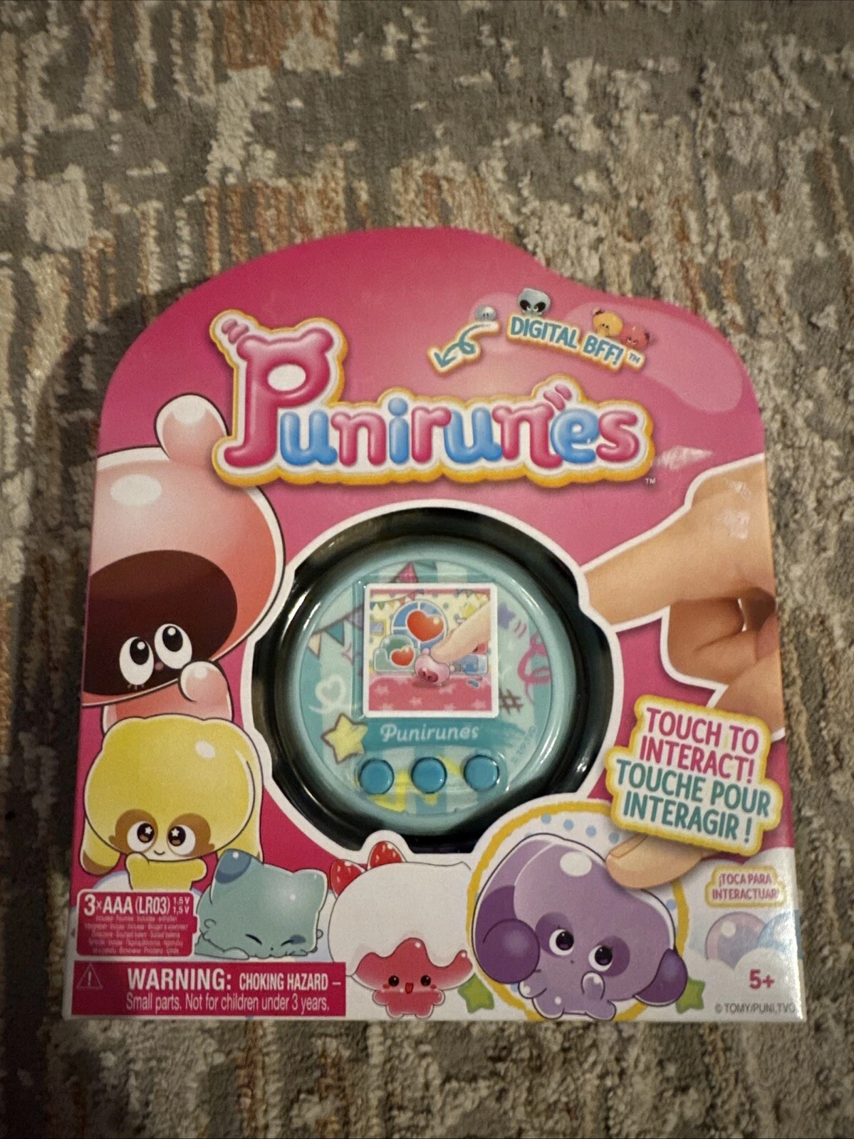 Punirunes Interactive Squishy Digital Pet 3 AAA Batteries Collect 55 Characters