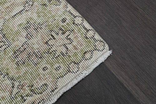 Oushak Turkish Vintage Rug 5x8 Kilim Rug Anatolian Handmade Boho Decor BEIGE - Picture 9 of 10