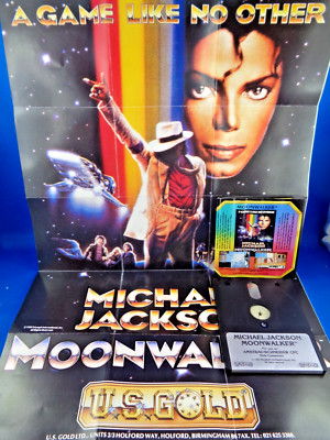SCHNEIDER/AMSTRAD CPC -- MICHAEL JACKSON MOONWALKER (U.S. GOLD - 3'' DISK)