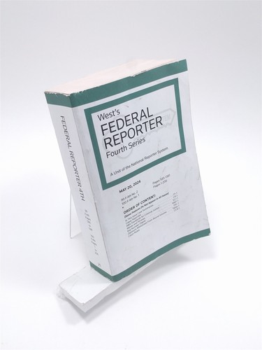 West's Federal Reporter, Fourth Series (May 20, 2024) - Paperback - Afbeelding 1 van 2