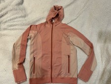 Lululemon Womens Pink Hooded Long Sleeve Full-Zip Track Define Jacket Size 10