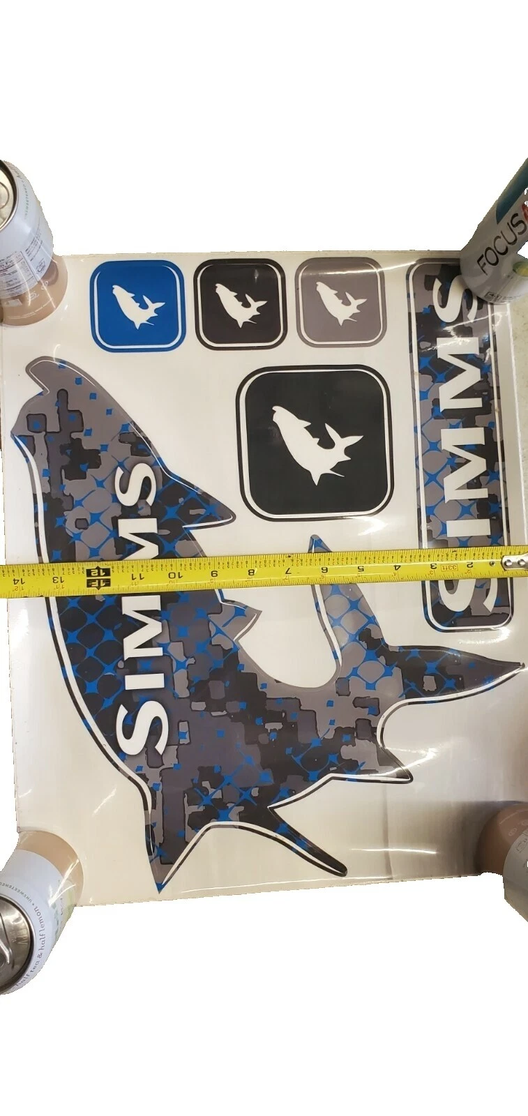 Simms Fishing Stickers