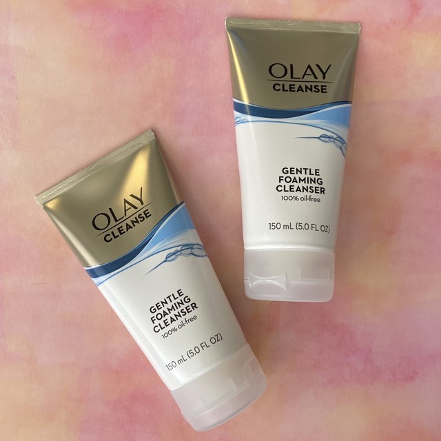 olay cleanse gentle foaming face cleanser
