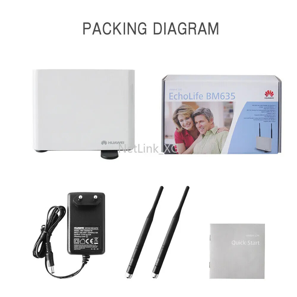 ANDROID - HUAWEI ちか HUAWEI BM635 Unlocked Router EchoLife WiMAX CPE Wireless Home