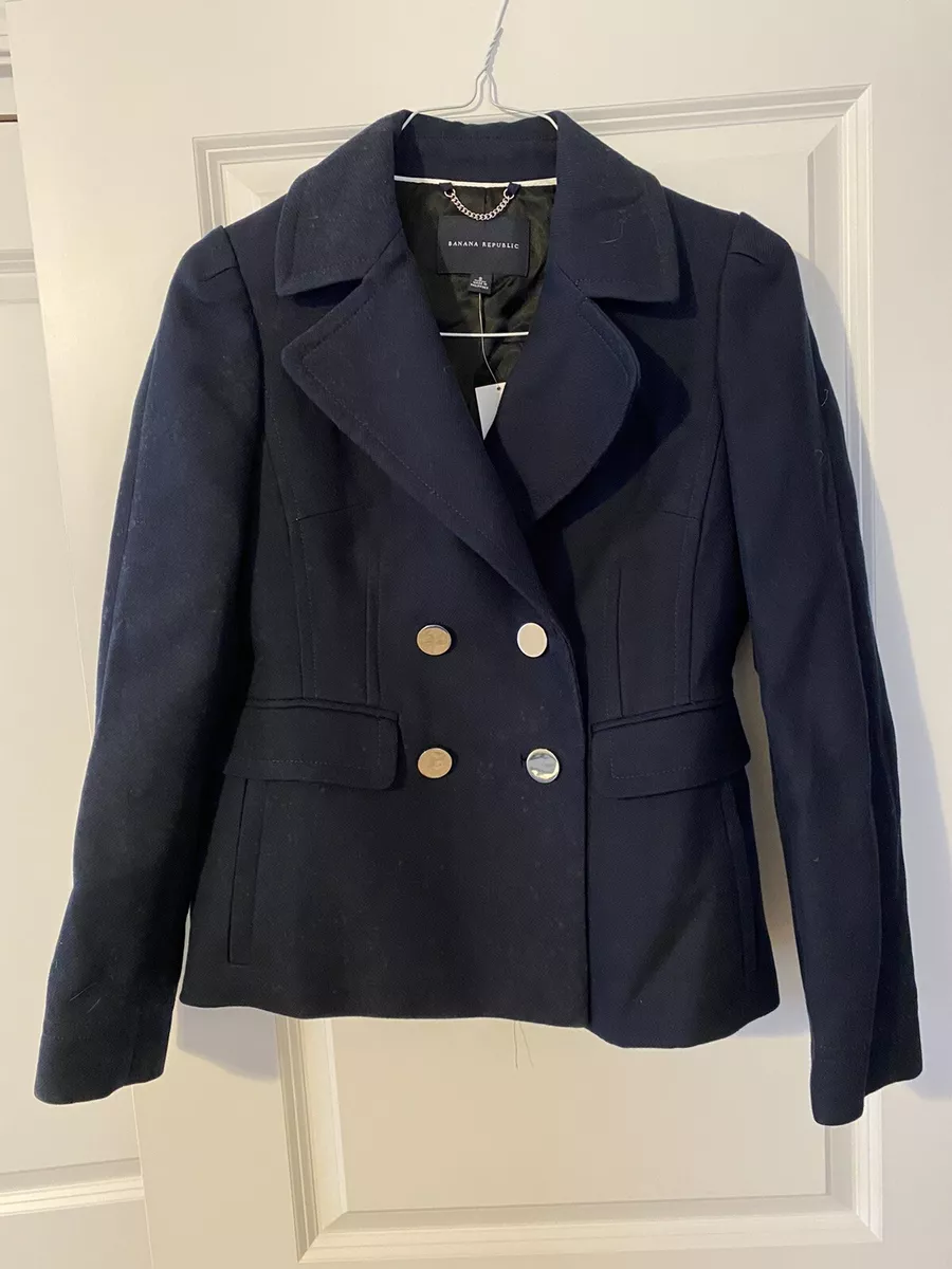 Banana republic pea coat clearance