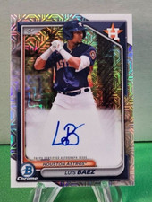 2024 BOWMAN LUIS BAEZ CHROME PROSPECT AUTO ASTROS BMA-LB