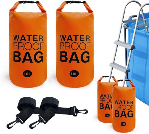 Pool Ladder Weights - Fillable Sand Bags for Above Ground Pools, 2 Pack - Picture 3 of 9