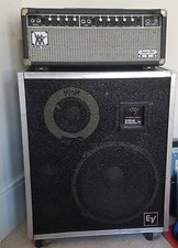 Music Man Sixty-five Valve Amplifier Head 65w Rms & Ev Bass Speaker Cab B115-m