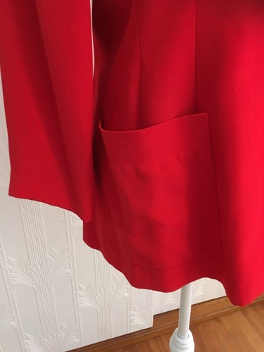 Vintage 1980er Liancarlo Couture Seide Top 12 Bluse Blazer Jacke Schulterpolster. - Bild 6 von 12