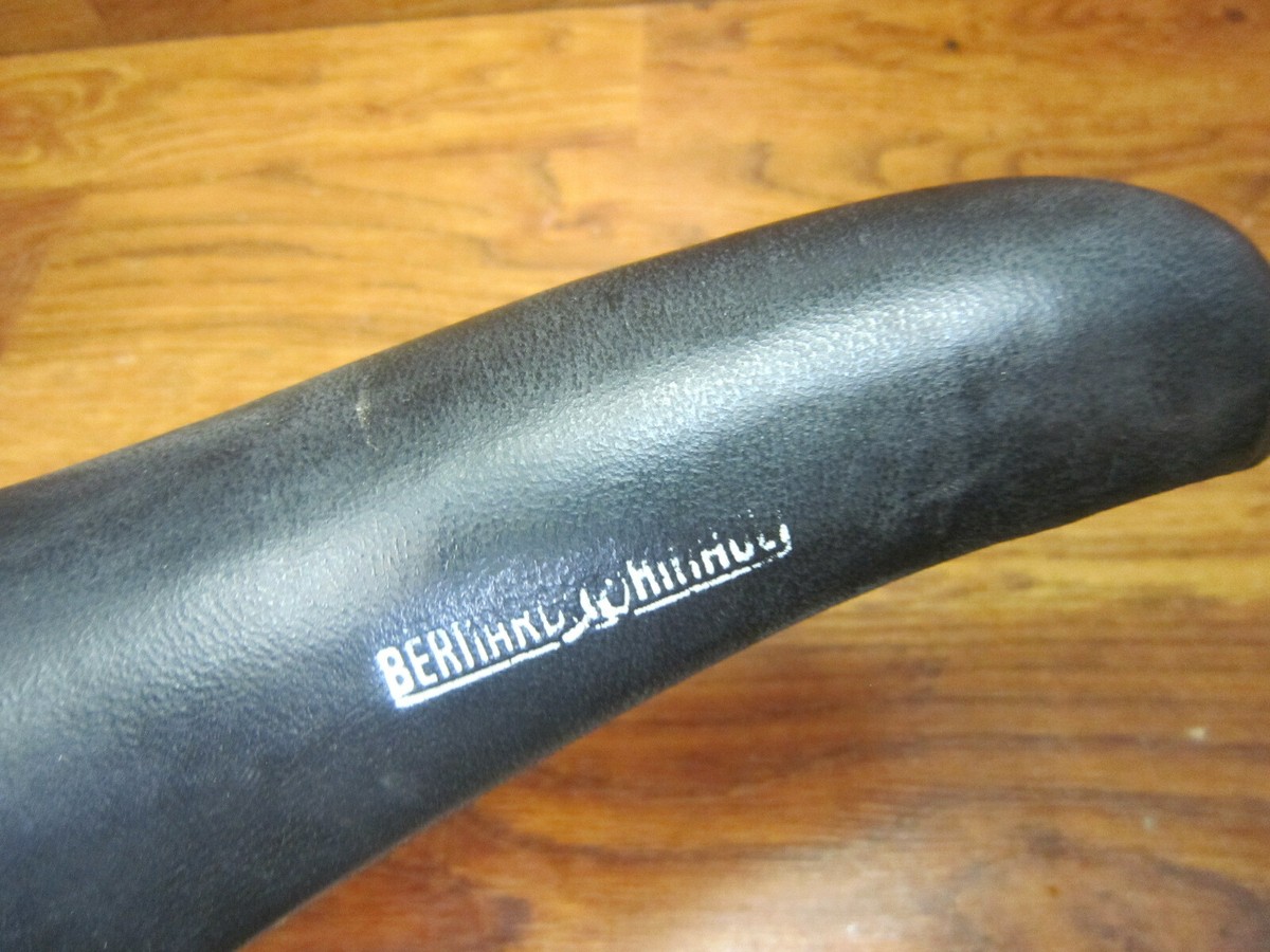 Selle Vélo Cuir Turbo Bernard Hinauld, Kaki Crocodile, Look Vintage