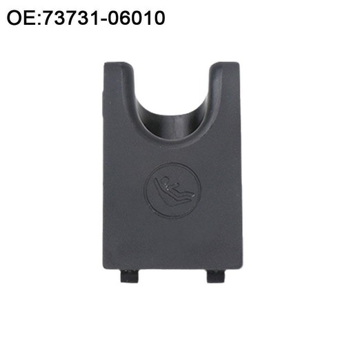 Black Car Rear Child Seat Hook ISOFix Cover Cap For Toyota Camry Avalon NEW D0L4 - Picture 5 of 11