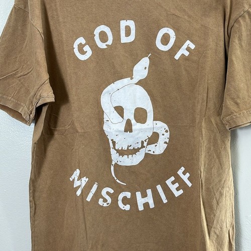 Adelaide’s Fort Brown Graphic Short Sleeve Tee Shirt Men’s L God of mischief - Picture 2 of 6