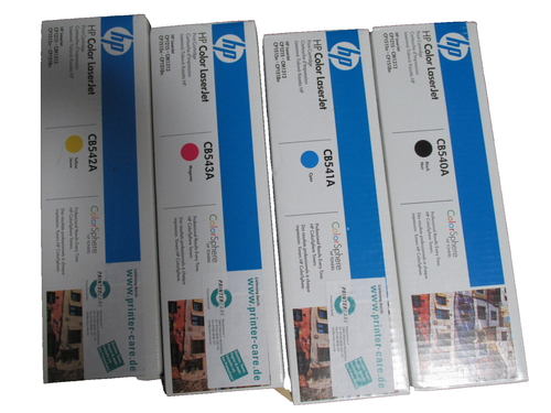 Combopack 4 toners HP 125A - Cyan/Magenta/Jaune/Noir toutes couleurs