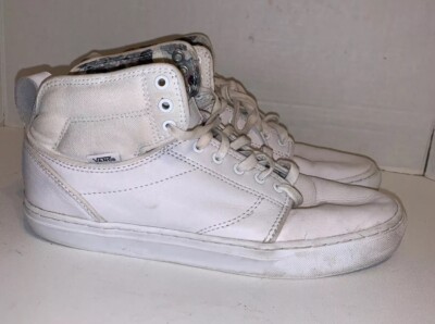 Vans Tropical OTW Pineapple High Top White Vtg Leather Sneakers