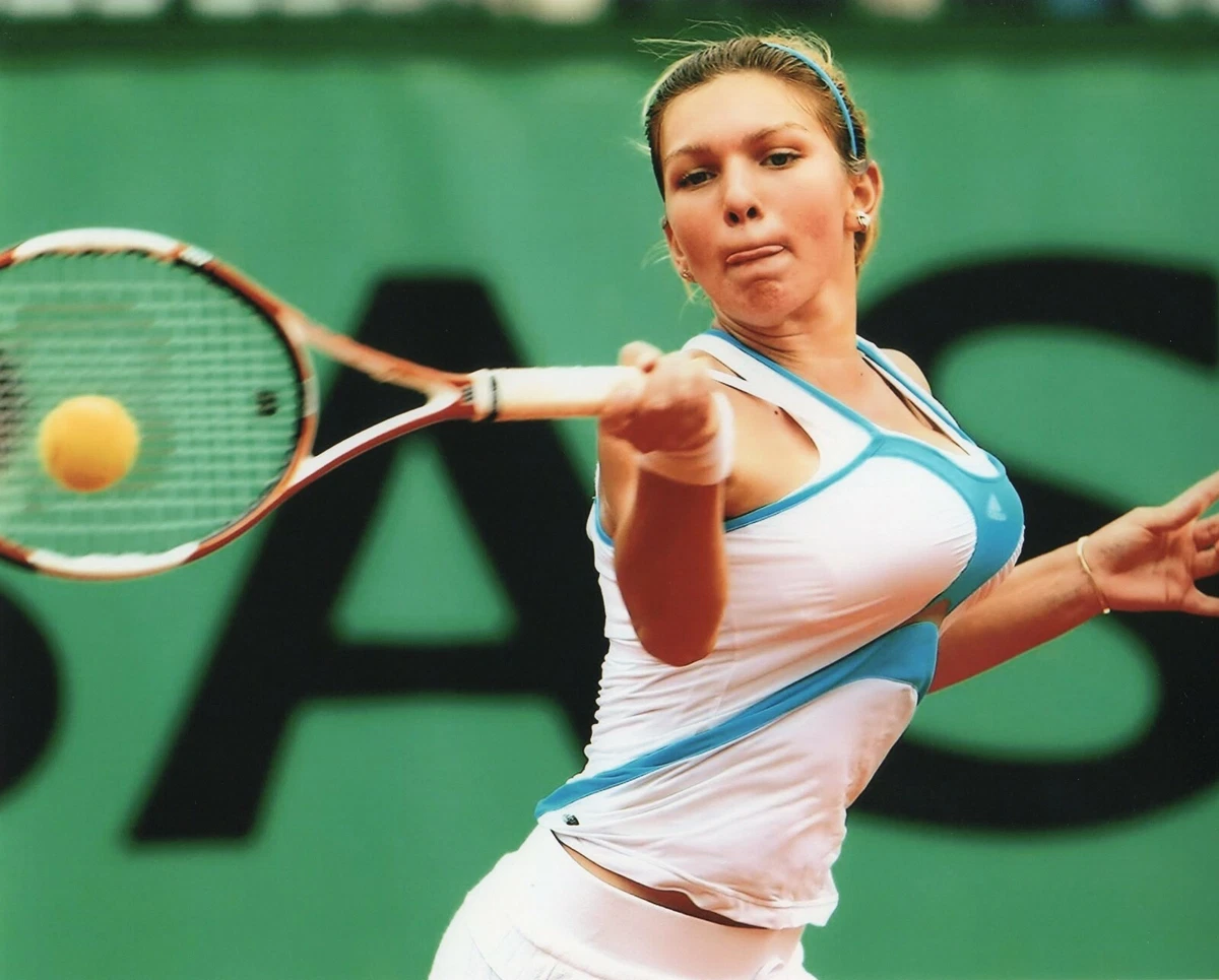 SIMONA HALEP PROFESSIONAL TENNIS PLAYER 8X10 SPORTS PHOTO UU