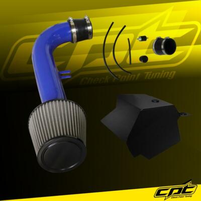 For 17-19 VW Golf Alltrack 1.8L Turbo Blue Cold Air Intake + Blue Cover