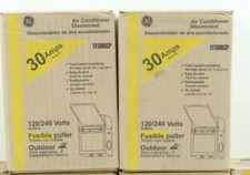 2  GE 30-Amp 120/240-Volt Fused AC Disconnect TF30RCP