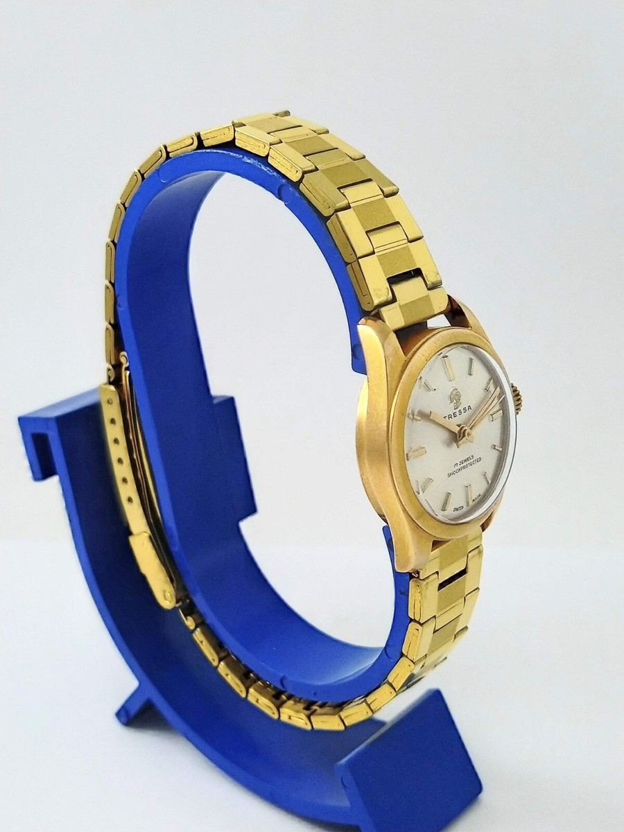 Geneve TRESSA 17JEWELS ANTISHOCKジャンク18k Geneve TRESSA 17JEWELS ANTISHOCKジャンク18k Geneve TRESSA