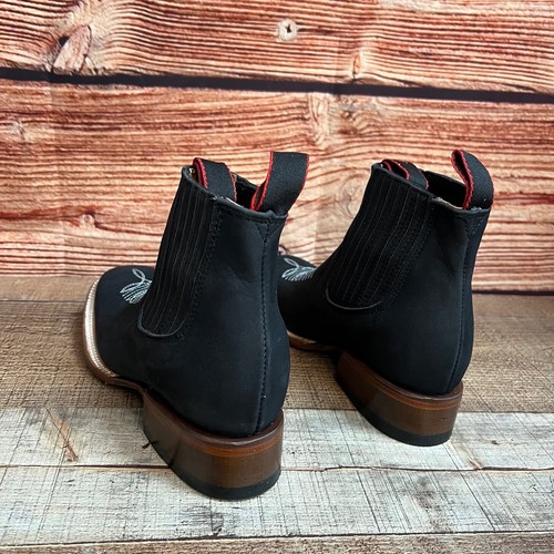 Women Western Cowgirl Rubber/ Leather soles Rodeo Half Ankle Boots Booties Botin - Picture 20 of 24