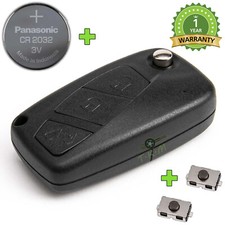CHIAVE GUSCIO PER FIAT DUCATO DOBLO MINIBUS + CR2032 +2x PULSANTI