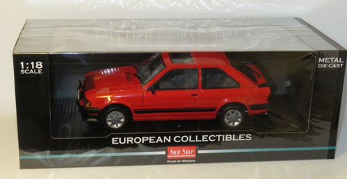 1/18 Ford Escort RS1600i ( RHD ) 1984 - Sunburst Red - Picture 5 of 5
