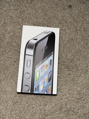 Apple iPhone 4S ブラック 元箱付き[ジャンク品] Black Apple iPhone 4s 16GB Box Only With Booklet | eBay