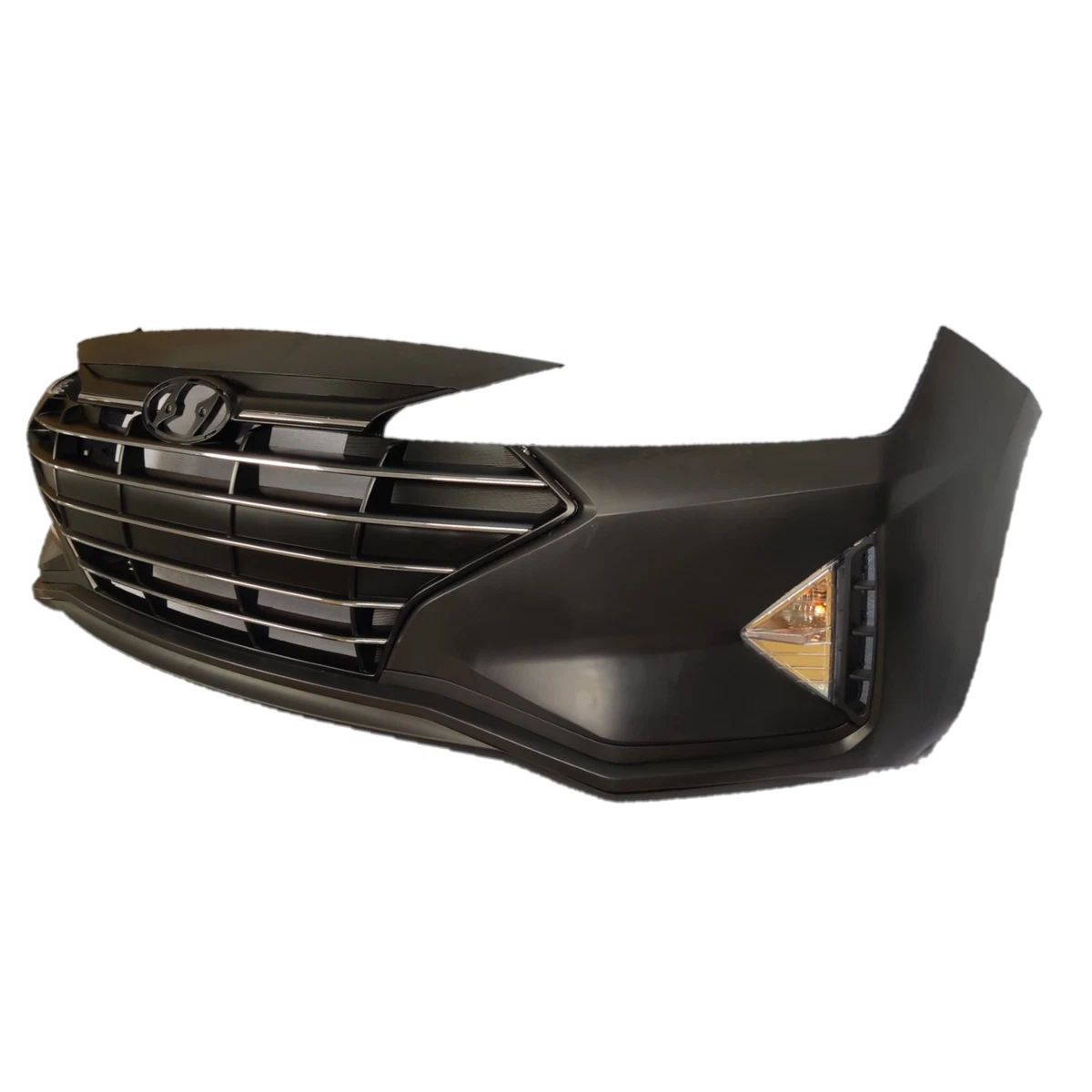 FITS 2019 2020 HYUNDAI ELANTRA FRONT BUMPER SET WITH LAMPS GRILL