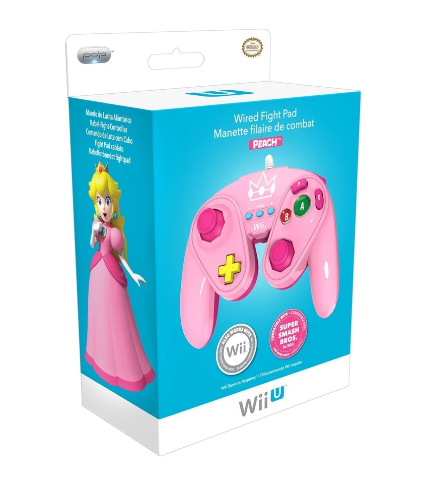 Manette Nintendo Wii U Super Smash Bros Princess Peach Rose