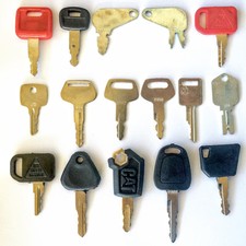 16 Keys Heavy Equipment - Construction Equipment Ignition Key Set