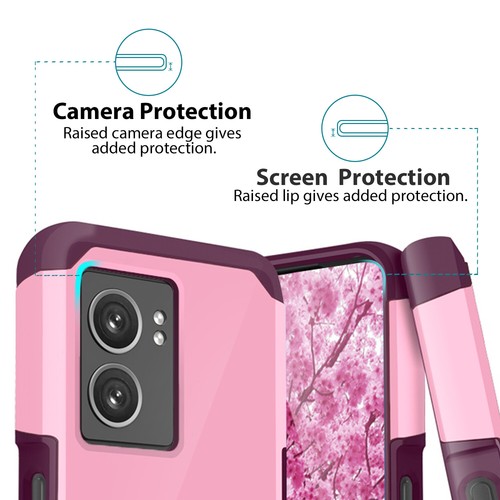 Funda rígida híbrida compatible con montaje para teléfono OnePlus Nord N300 5G - Imagen 15 de 24