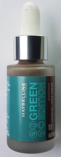 Maybelline Green Edition #100 Superdrop getöntes Öl Make-up verstellbare Abdeckung  - Bild 1 von 4