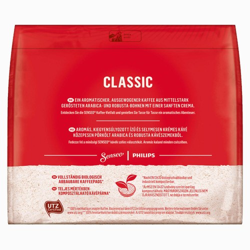 SENSEO Kaffeepads Premium Set Klassisch Classic 3 Kaffee je 16 Pads mit Paddose - Bild 8 von 9