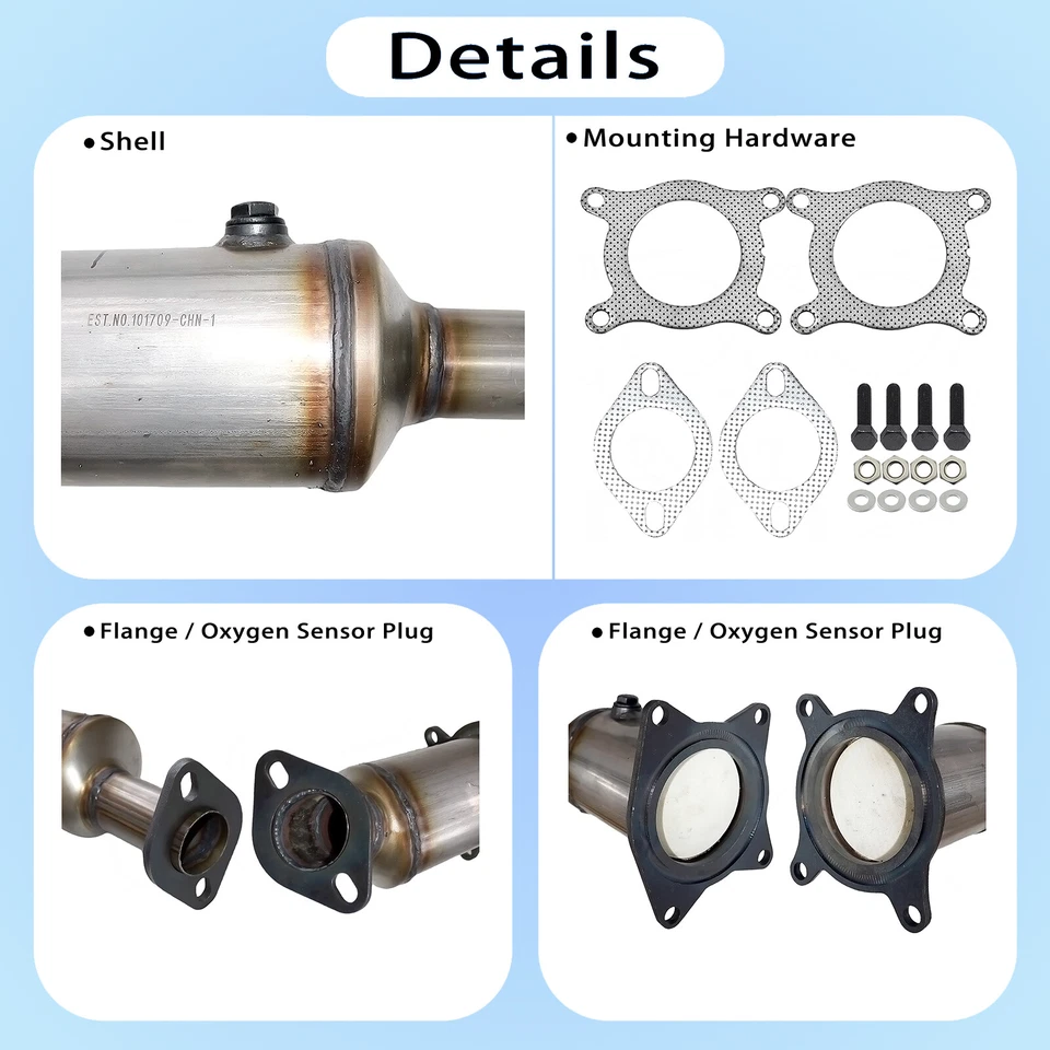 Convertidor catalítico para Mazda 6 CX-9 2007 2008 2009-2015 Mercury Sable 3,5 L 3,7 L Foto 2 de 4