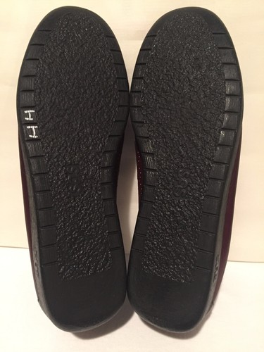 SAS BURGUNDY LEATHER SLIP ON LOAFERS SHOES MENS SZ 15 N NARROW - Picture 9 of 9