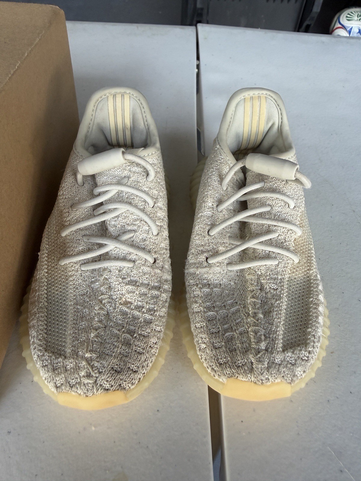 adidas Yeezy Boost 350 V2 Light Infant 7.5K Athletic Kids' Shoes (NO INSOLES)