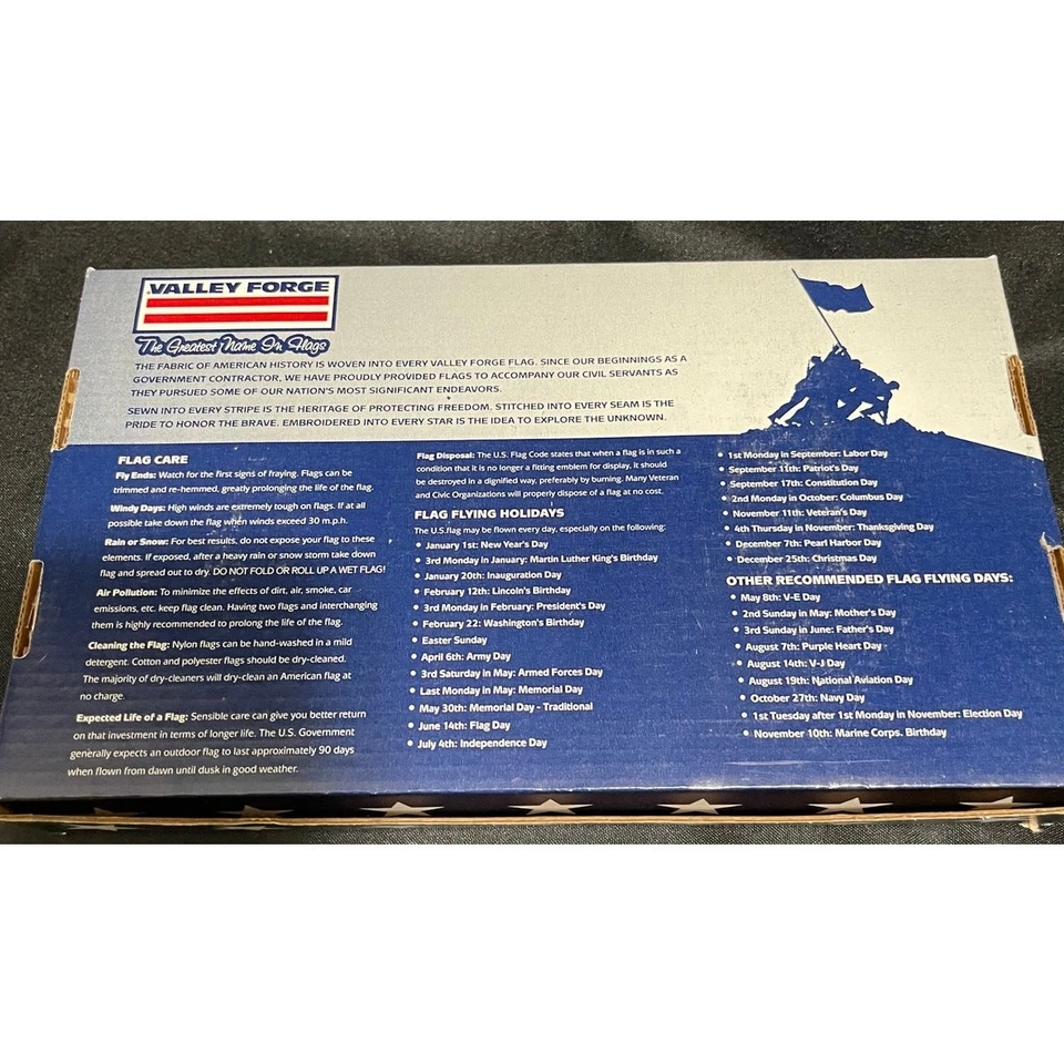 Valley Forge Commercial Grade Polish Flag - NEW 3'x5' - Image 3 of 4