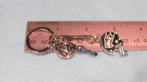 Seattle Seahawks Football Heart Rhinestone Keychain/purse clip - New w/gift box - Picture 5 of 5