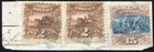 US Stamps # 118+113 Used Rare Showpiece Scott Value $1,100.00