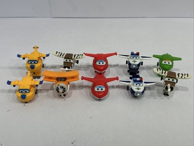 Lot Set 10 Super Wings Transforming Action Figures 2 